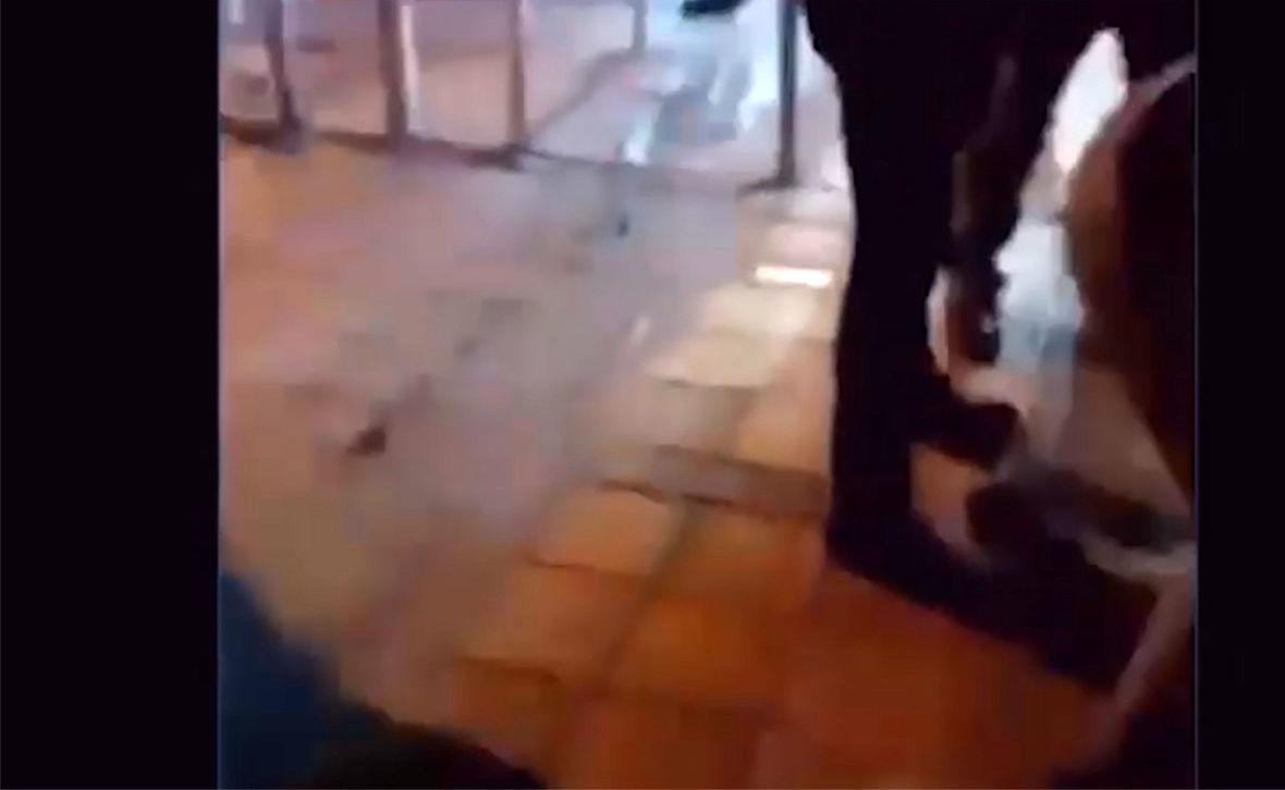 جنجال تیراندازی به دو خانوم در مترو میرداماد + فیلم