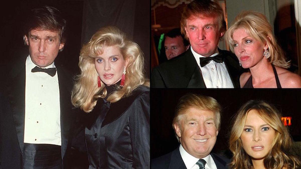 Donald Trump and his many wives+ photos