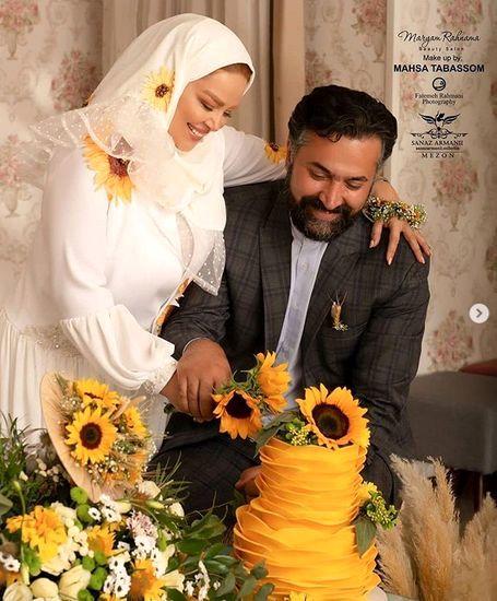 شیطنت های دیده نشده از بهاره رهنما و همسرش در سالگرد ازدواجشان+عکس