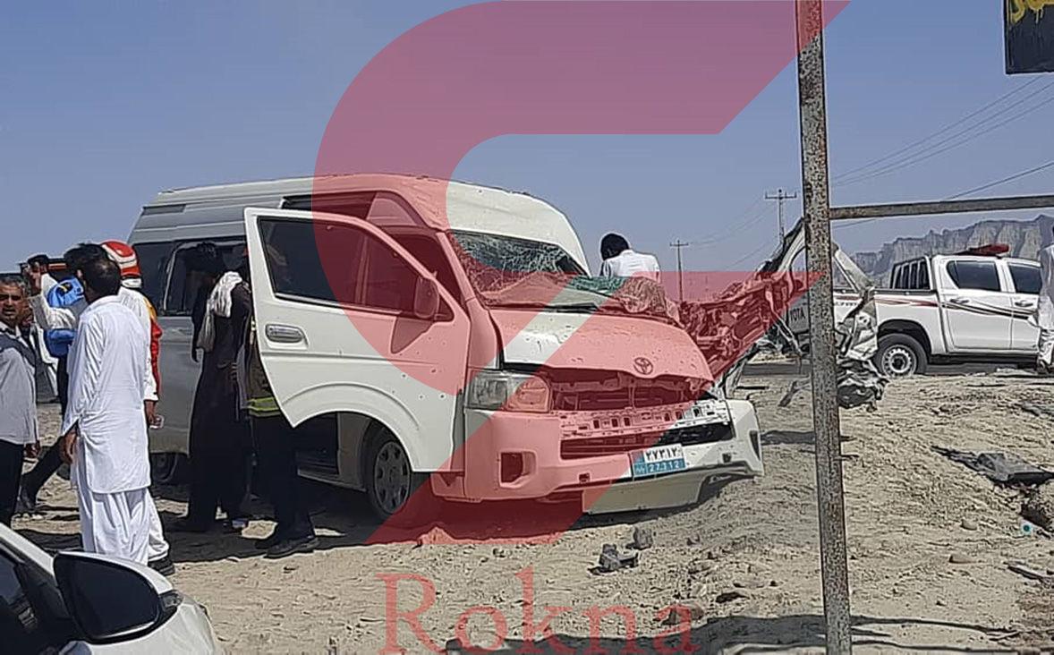 اولین عکس های منتشر شده از تصادف ماشین نمایندگان مجلس+عکس