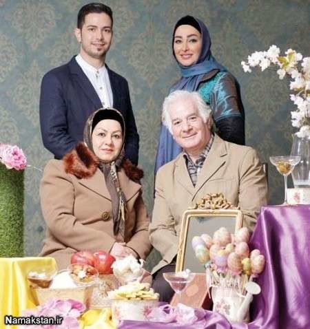 عکس پدر و مادر و برادر الهام حمیدی