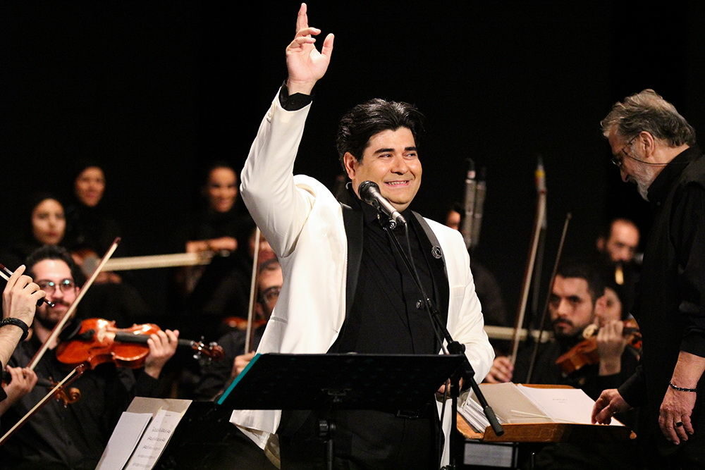 سالار عقیلی و ارکستر ملی در اختتامیه جشنواره موسیقی فجر