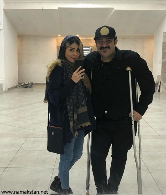 عکس مهران غفوریان و همسرش