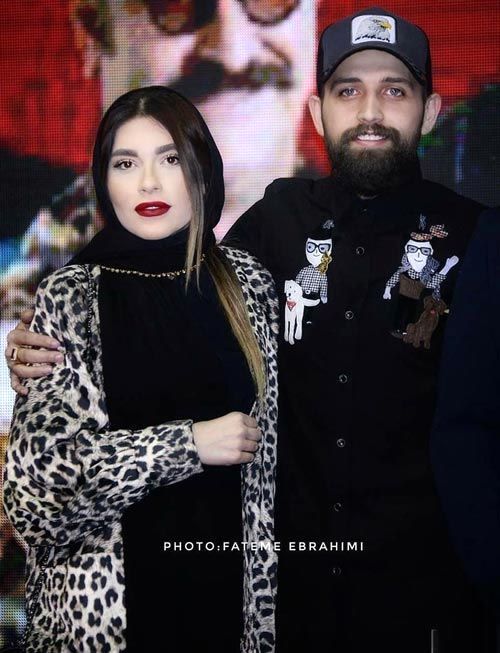 بوسه محسن افشانی و همسرش جلوی دوربین (اتفاقات جنجالی محسن افشانی)