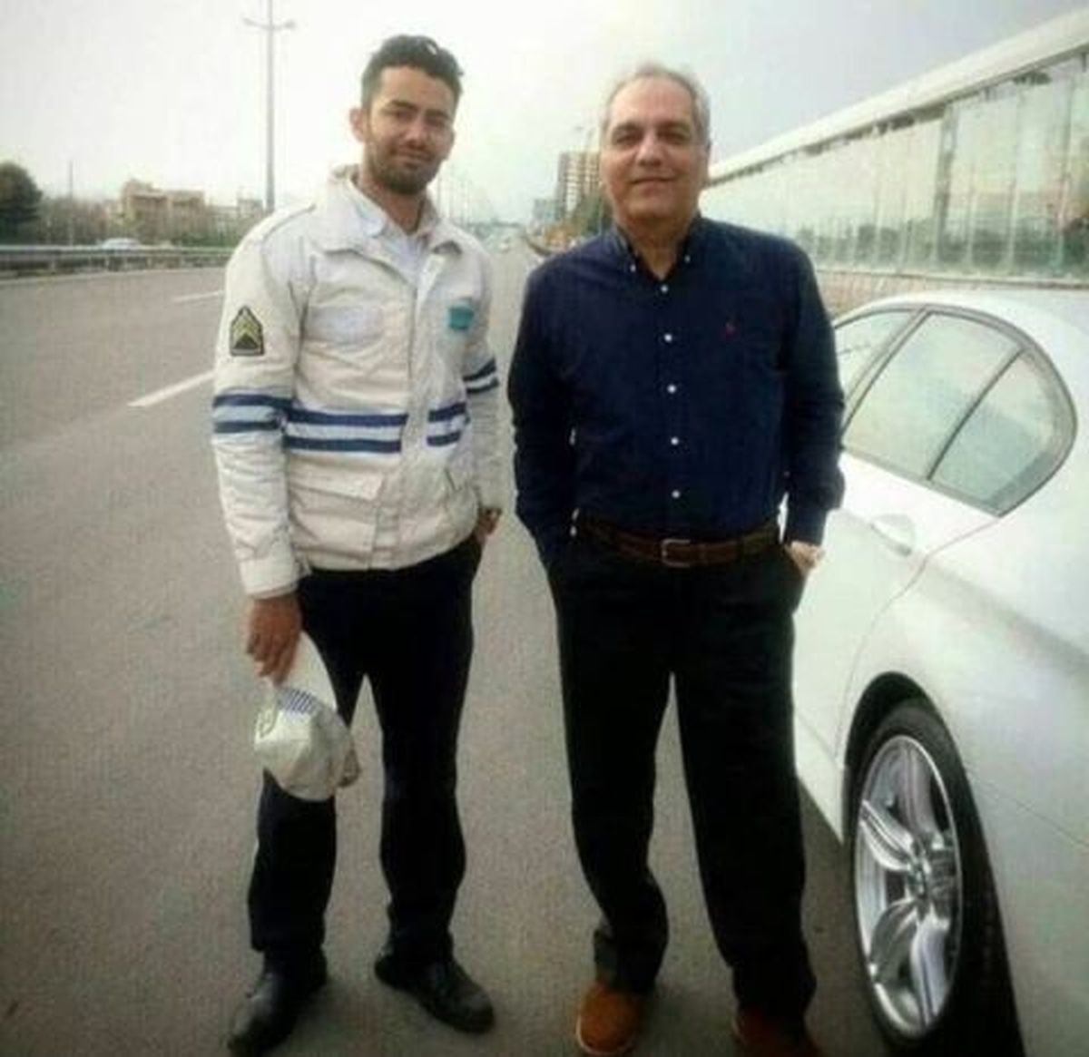 جریمه شدن مهران مدیری با خودروی فوق لاکچری اش/عکس