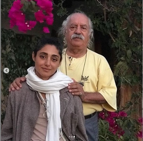احساس عمیق گلشیفته فراهانی به پدرش بهزاد فراهانی + عکس