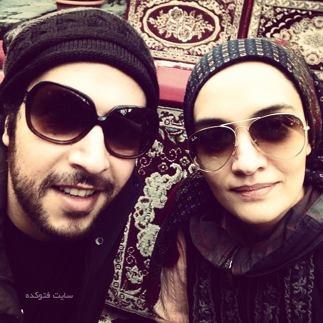 عکس میترا حجار و همسرش سینا حجازی